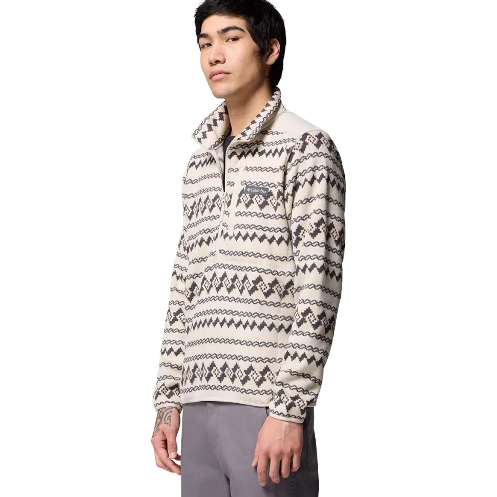 Sweater Weather II Printed 1/2-Zip Fleece - Men's