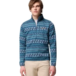 Sweater Weather II Printed 1/2-Zip Fleece - Men's