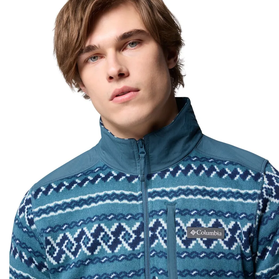 Sweater Weather II Printed 1/2-Zip Fleece - Men's