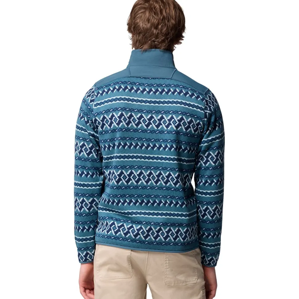 Sweater Weather II Printed 1/2-Zip Fleece - Men's