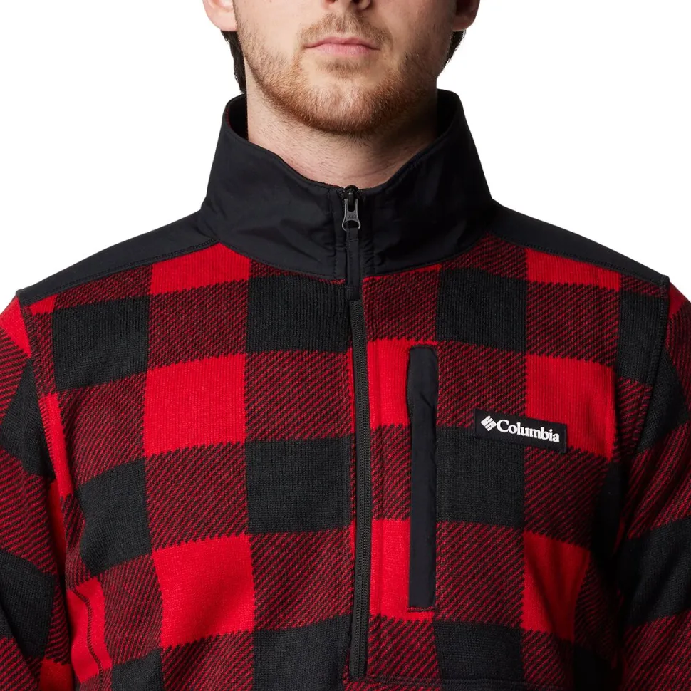 Sweater Weather II Printed 1/2-Zip Fleece - Men's