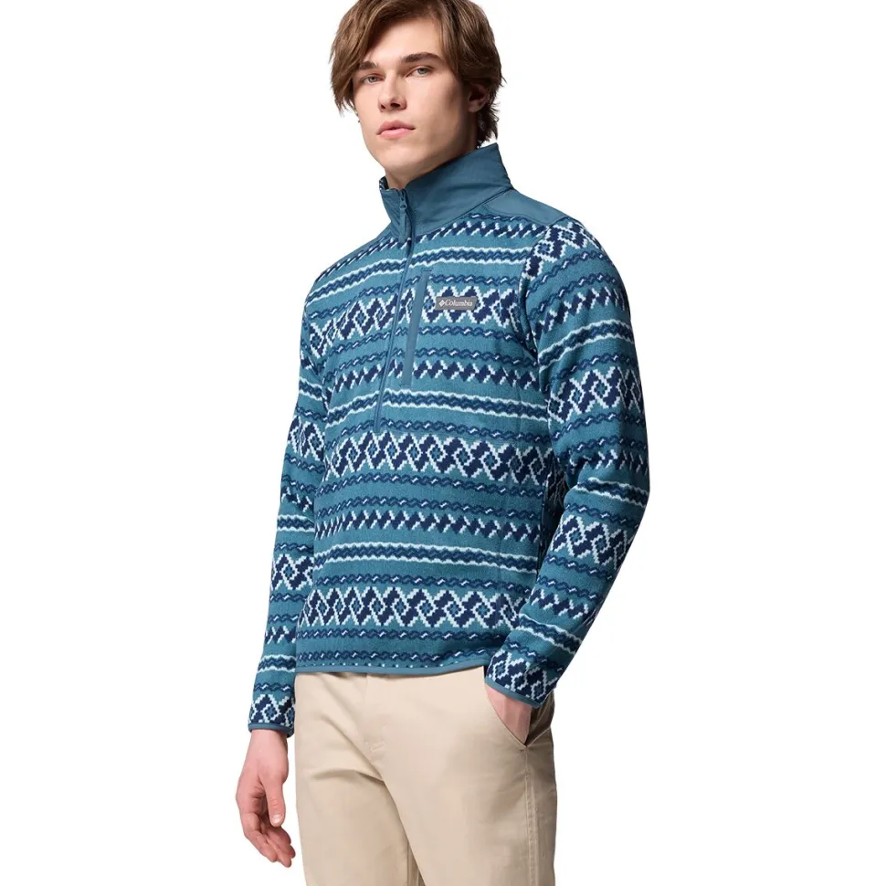 Sweater Weather II Printed 1/2-Zip Fleece - Men's