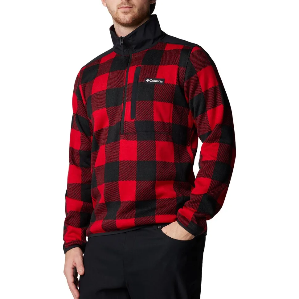Sweater Weather II Printed 1/2-Zip Fleece - Men's