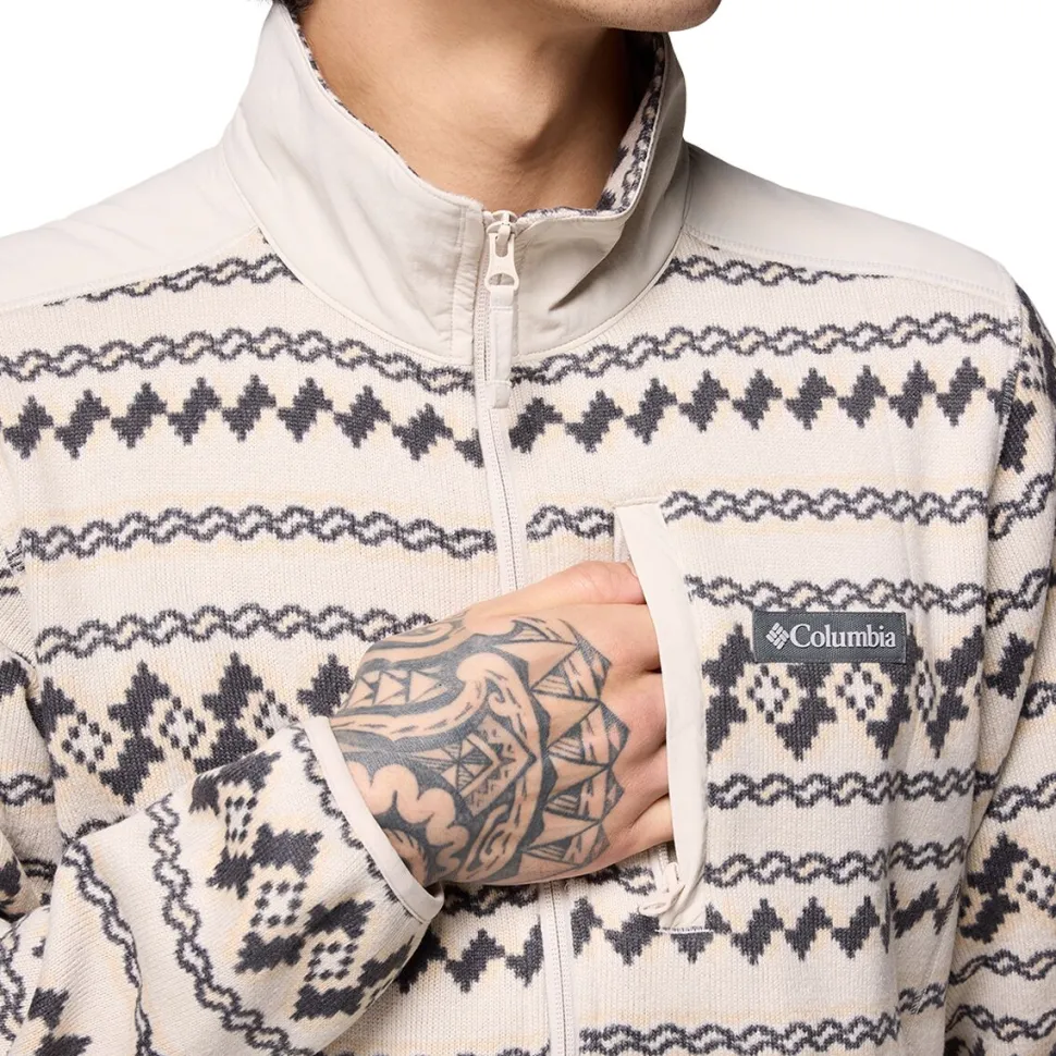 Sweater Weather II Printed 1/2-Zip Fleece - Men's