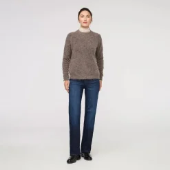 Tech Fleece Denim High Rise Straight Pant - Women's