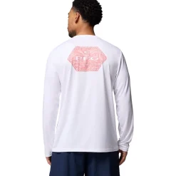 Terminal Tackle PFG Border Hex Long-Sleeve Shirt - Men's