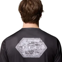 Terminal Tackle PFG Border Hex Long-Sleeve Shirt - Men's