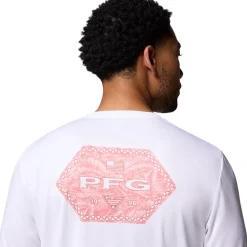 Terminal Tackle PFG Border Hex Long-Sleeve Shirt - Men's
