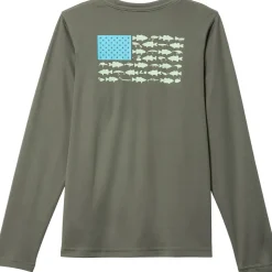 Terminal Tackle PFG Fish Flag Long-Sleeve Shirt - Boys'