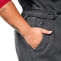 The Essential Short-Sleeve Denim High Waisted Coverall