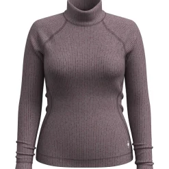 Thermal Merino Rib Turtleneck Top - Women's
