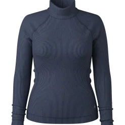 Thermal Merino Rib Turtleneck Top - Women's