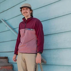 Throwshirt Fleece Pullover - 1/2-Zip - Men's