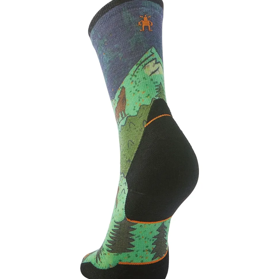 Trail Run Targeted Cushion Neature Print Crew Sock - Men's