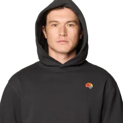 Tri-Color Logo Garment Dyed Hoodie - Men's