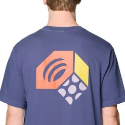 Tri-Color Logo Short-Sleeve T-Shirt - Men's