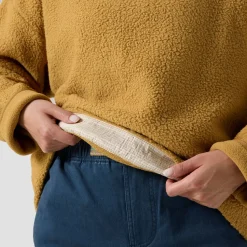 Wander Pile-Fleece Mock-Neck Top - Women's