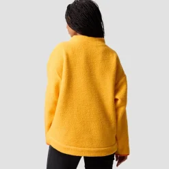 Wander Pile-Fleece Mock-Neck Top - Women's