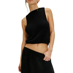 Warm Fluff Crop Top - Women's