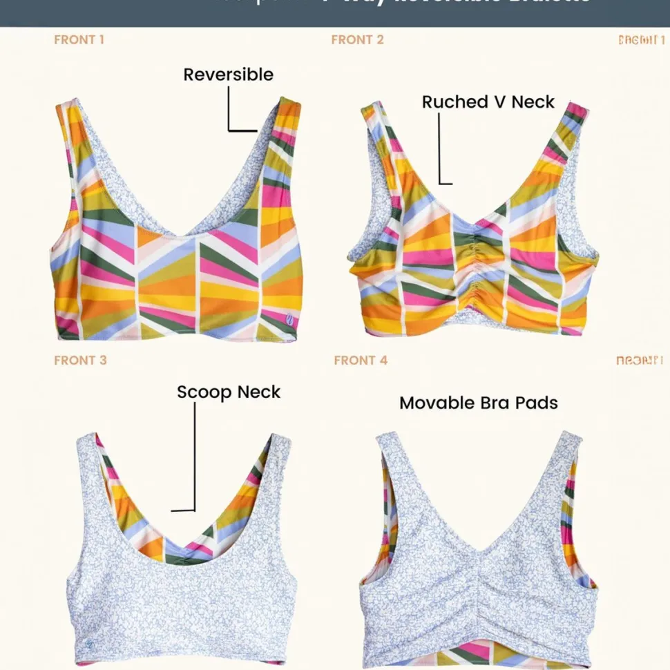 4-Way Bralette Bikini Top - Women's