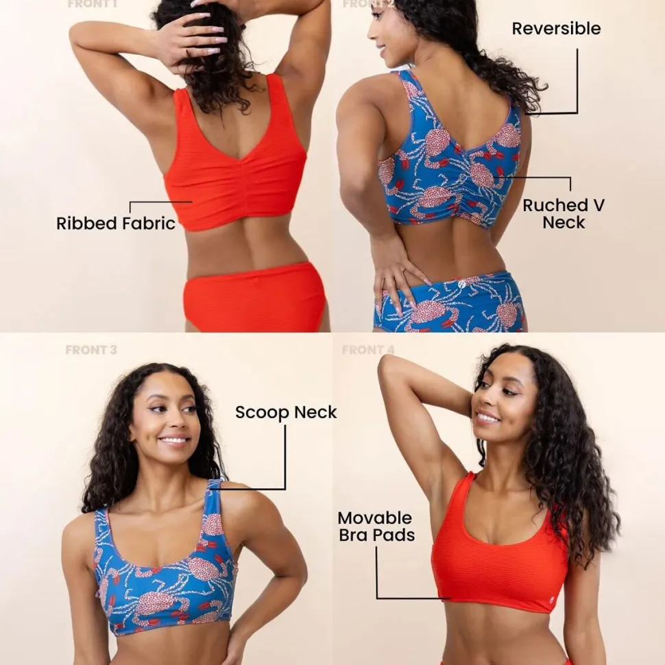 4-Way Bralette Bikini Top - Women's