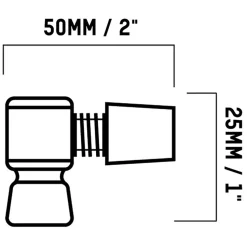 Wayside CO2 Thread On Inflator Plus Cartridge