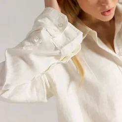 We The Free Laurel Linen Button-Up Shirt - Women's